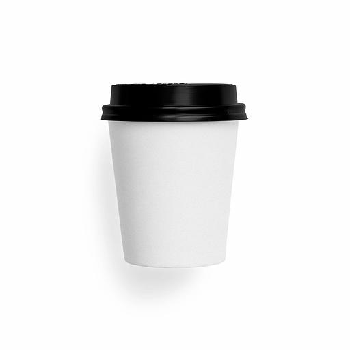 Стакан бумажный однослойный одноразовый белый 250 мл ОПТ фото 1