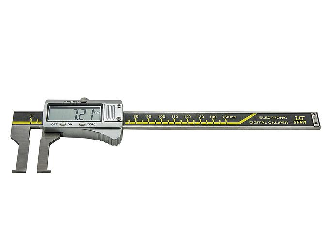 Штангенциркуль д/вн.канавок ШЦЦСК-1-185 0,01 (35-185) электр. губ. 70мм SHAN с поверкой фото 4