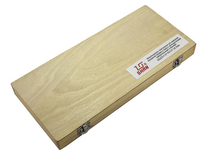 Штангенциркуль д/вн.канавок ШЦЦСК-4-150 0,01 (24-150) электр. SHAN с поверкой фото 2