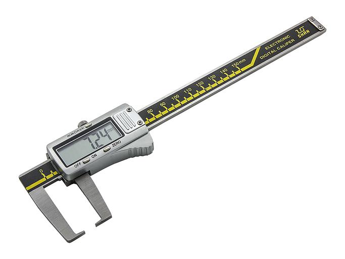 Штангенциркуль д/нар.канавок ШЦЦСК-5-150 0,01 электр. губ.70мм SHAN с поверкой фото 1