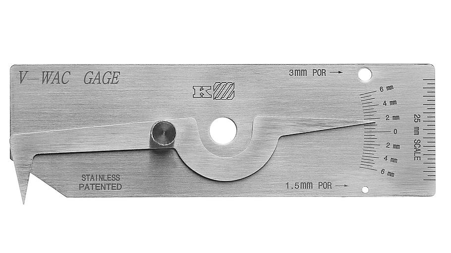 Шаблон сварщика V-WAC с поверкой фото 1