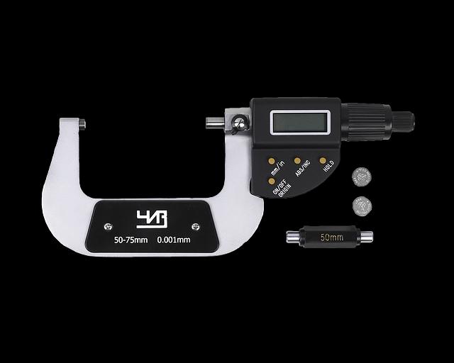 Микрометр гладкий МКЦ- 75 0,001 электр. 4-кн. ЧИЗ с поверкой фото 1