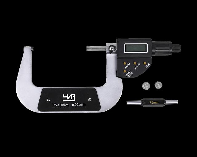 Микрометр гладкий МКЦ- 100 0,001 электр. 4-кн. ЧИЗ с поверкой фото 1