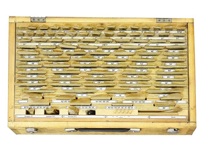 N1-2 призматикалық жазықтық бұрыш өлшемдерінің жинағы тексерумен фото 2