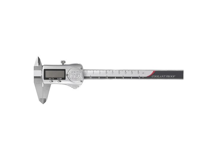 Vernier caliper ShTsTs-1-200 0.01 electr. in/protect IP67 SHAN with verification фото 1