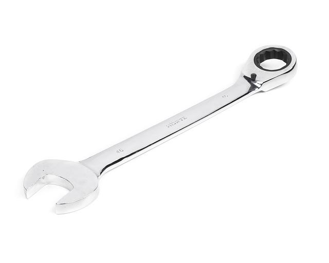 Ключ комбинированный трещоточный реверсивный 46х46 хром. HOR с поверкой фото 1