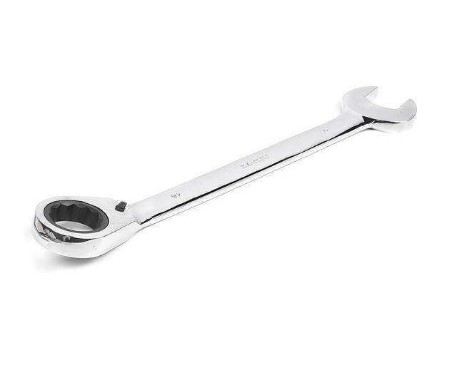 Ключ комбинированный трещоточный реверсивный 46х46 хром. HOR с поверкой фото 2