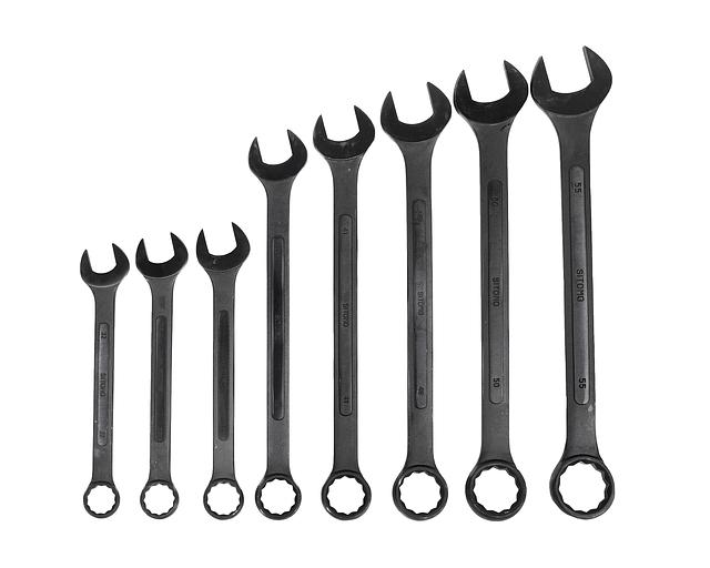 Набор ключей комбиниров. 8шт. (32-55) SIT с поверкой фото 1