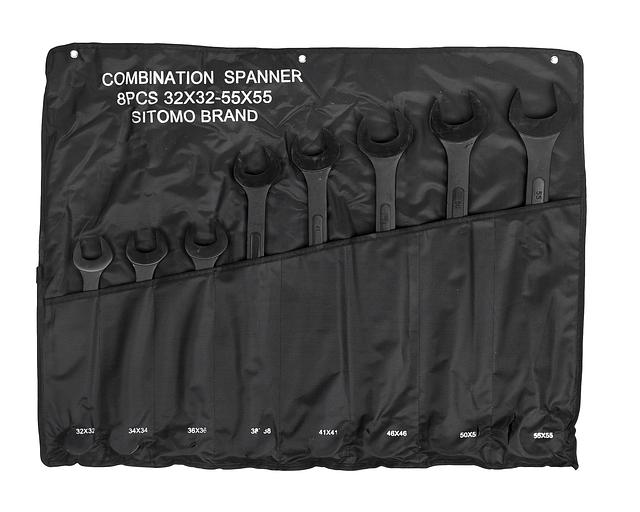 Набор ключей комбиниров. 8шт. (32-55) SIT с поверкой фото 3