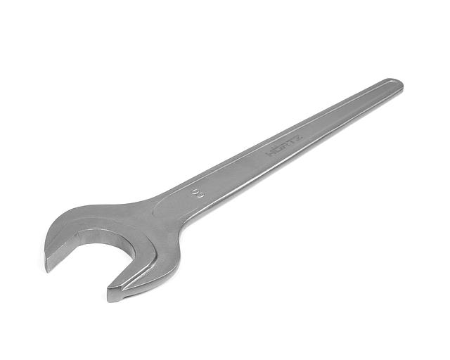 Ключ гаеч. рожковый одност. 60 длинная ручка HOR с поверкой фото 2