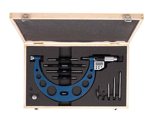 Микрометр гладкий МКЦС- 200 0,001 электр. 5-кн. с калибр. МИК с поверкой фото 7