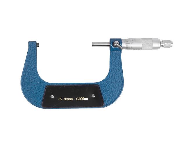 Smooth micrometer MK-100 0.001 increased. exact MIC with verification фото 1