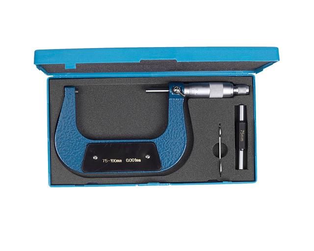 Smooth micrometer MK-100 0.001 increased. exact MIC with verification фото 7
