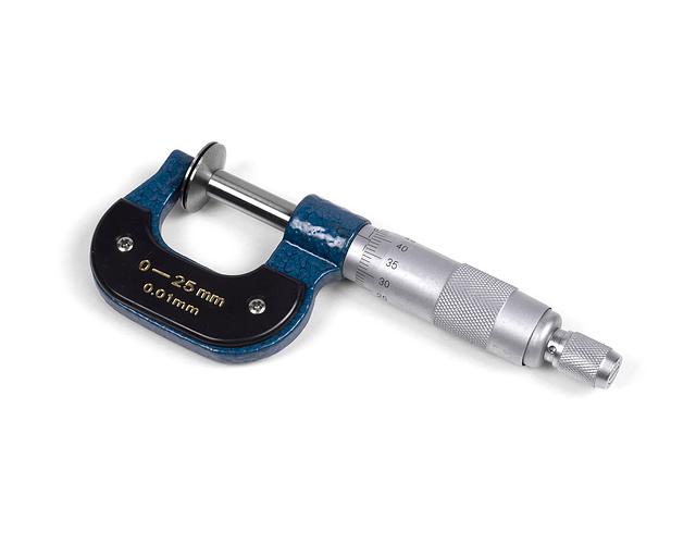 Micrometer for soft materials MTM-25 0.01 disc MIC with verification фото 5