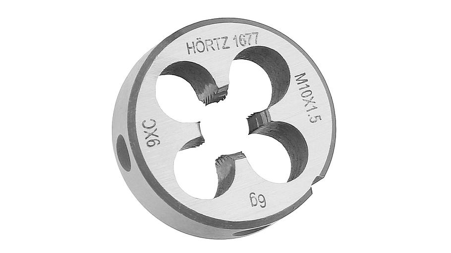 Плашка М 10 х1.5 9ХС HORTZ с поверкой фото 1