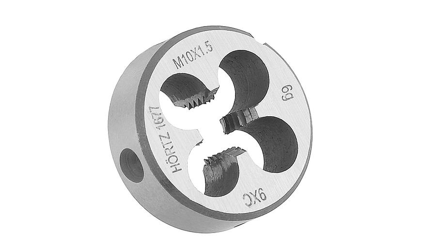 Плашка М 10 х1.5 9ХС HORTZ с поверкой фото 2