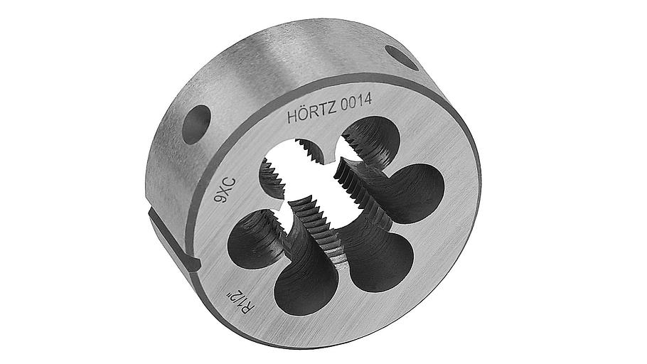 Плашка труб.кон. R1/2" 9ХС HORTZ с поверкой фото 1