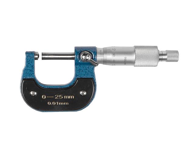 Pipe micrometer MKS-25 0.01 with spheres. SHAN heel with verification фото 1