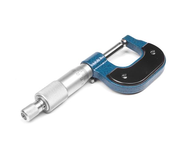 Pipe micrometer MKS-25 0.01 with spheres. SHAN heel with verification фото 4