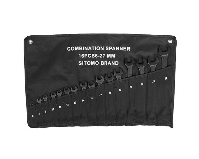 Set of combination keys, 16 pcs. (6-27) SIT with verification фото 2