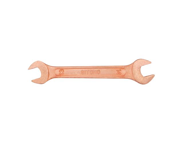 Double-sided spanner (open-end) 13x14 copper. SIT* with verification фото 1