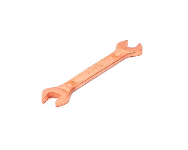 Double-sided spanner (open-end) 13x14 copper. SIT* with verification фото 2