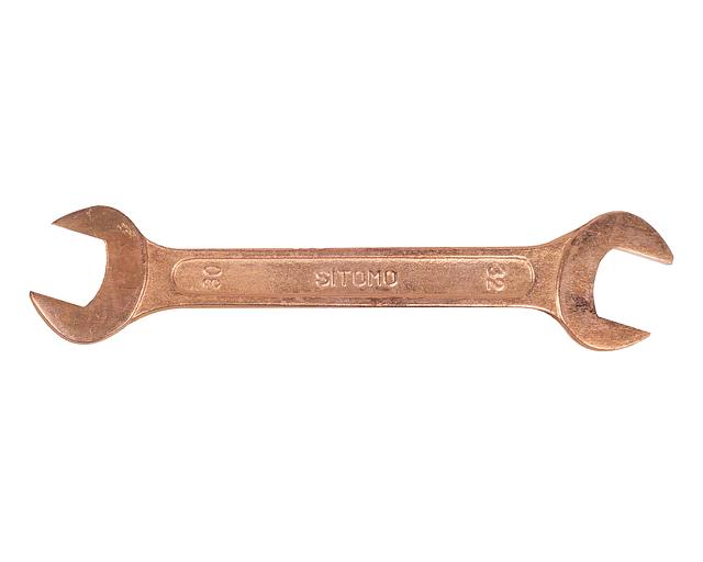 Wrench carob double 30x32 copper SIT with verification фото 1