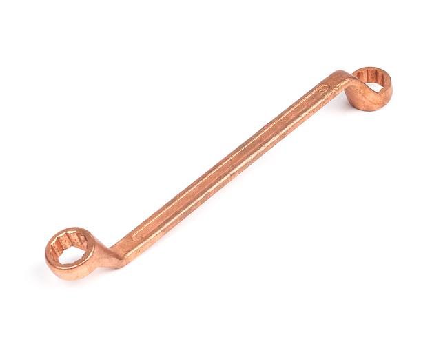 Ключ накид. двуст. 17x19 омедн. SIT с поверкой фото 2