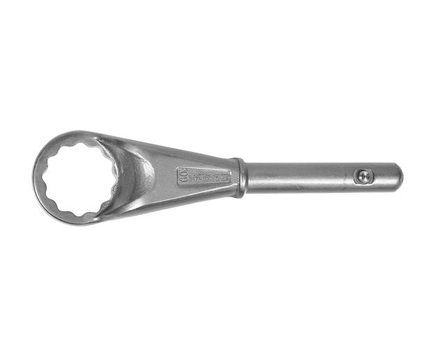 Ключ накид. одност. 60 усиленный с рукояткой HOR с поверкой фото 1