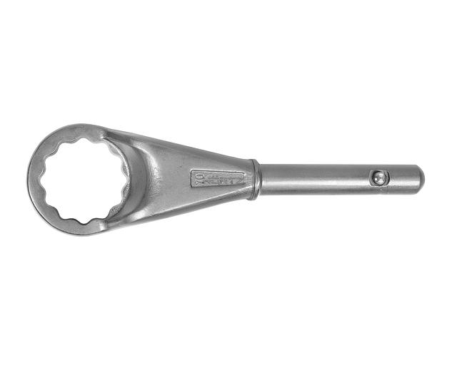 Ключ накид. одност. 70 усиленный с рукояткой HOR с поверкой фото 1