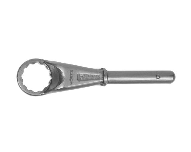 Ключ накид. одност. 46 усиленный с рукояткой HOR с поверкой фото 1