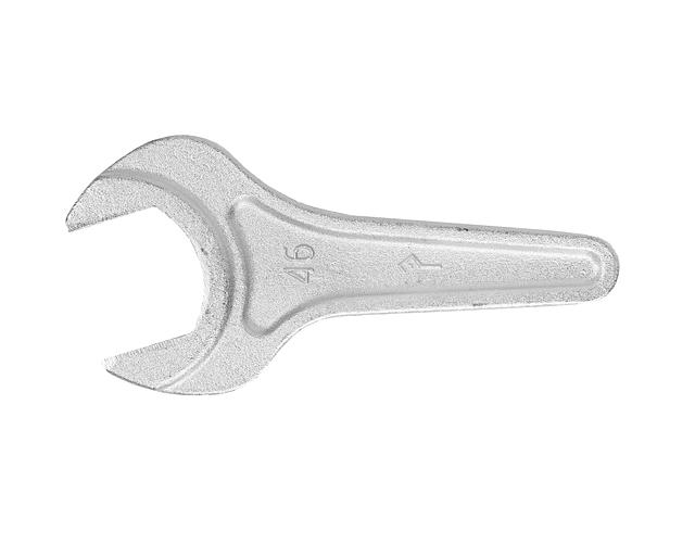 Wrench single horn 46 GOST 2841-80 with verification фото 1