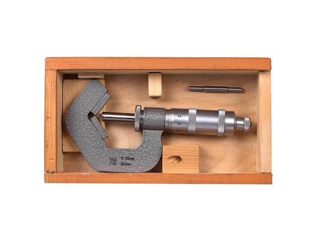 Микрометр призматический МПИ- 25 0,01 КировИнструмент с поверкой фото 5