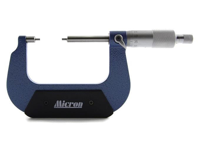 Micrometer with small lip. MK-MP-50 0.01 s cal. MIC with verification фото 3