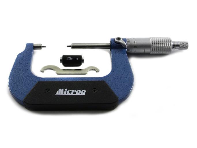Micrometer with small lip. MK-MP-50 0.01 s cal. MIC with verification фото 4