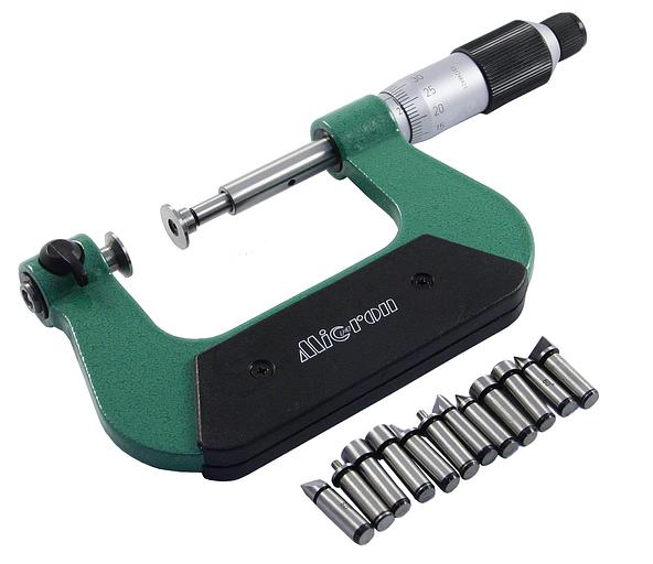 Әмбебап микрометр MVU-50 0,01 с кал. Тексеру бар MIC фото 4