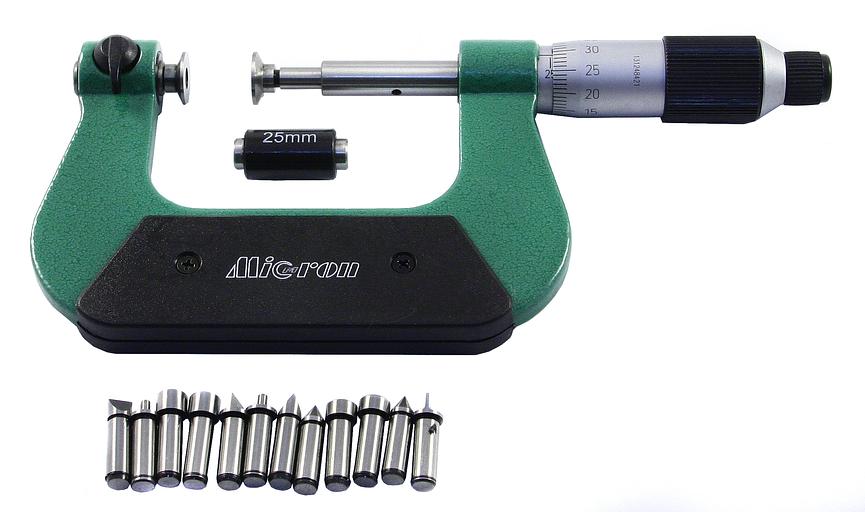 Әмбебап микрометр MVU-50 0,01 с кал. Тексеру бар MIC фото 6