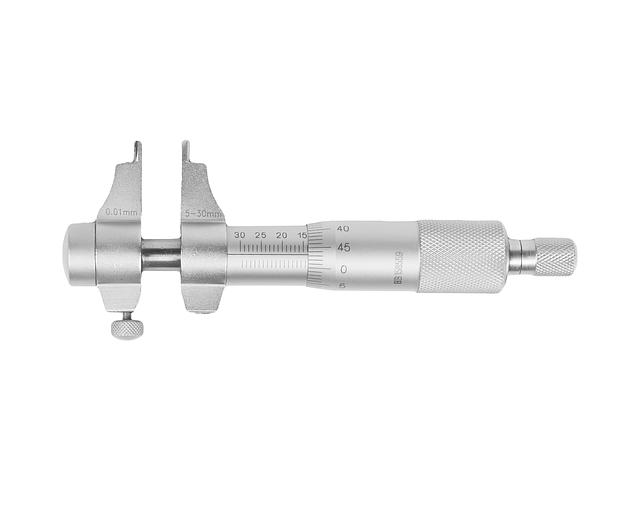 Bore gauge micrometer. with side/jaws 5-30 0.005 with rings. SHAN with verification фото 1