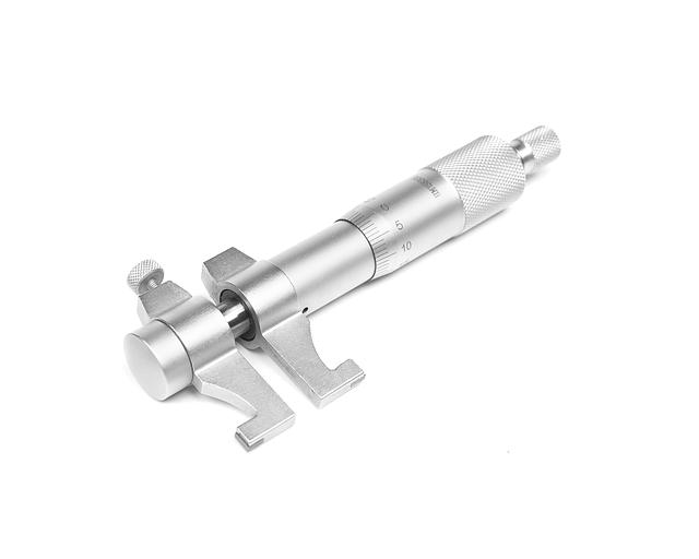 Шұңқырлы микрометр. бүйірлік/жақпен 25-50 0,01 сақиналармен. Тексеру арқылы SHAN фото 4