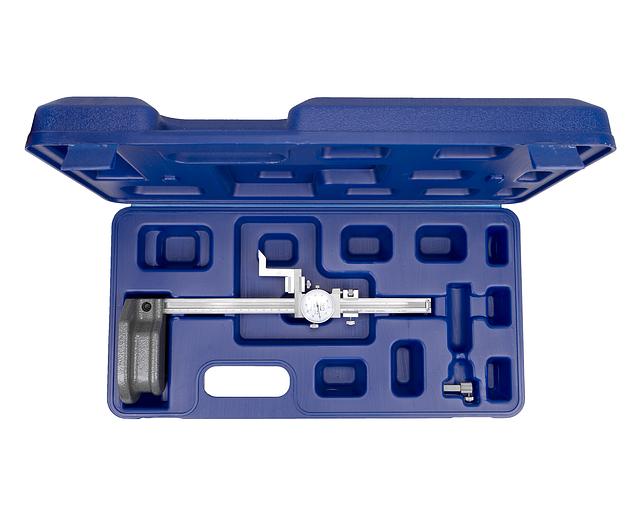 Штангенрейсмас ШРК-250 0,01 дөңгелек шкаласы бар CHIZ тексерумен фото 5