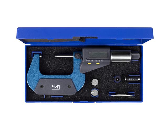 Тегіс микрометр МКТс-50 0,001 элек. 2-кітап. Тексерумен IP54 CHIZ фото 4