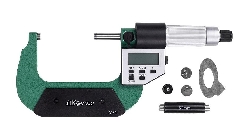 Smooth micrometer MKTs-75 0.001 elect. 5-book. IP54 MIC with verification фото 1