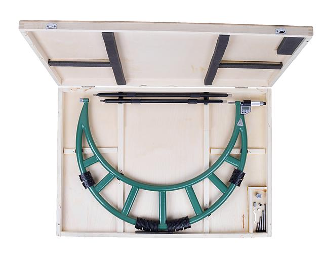 Тегіс микрометр MKTs-600 0,001 IP54 тексерумен фото 2