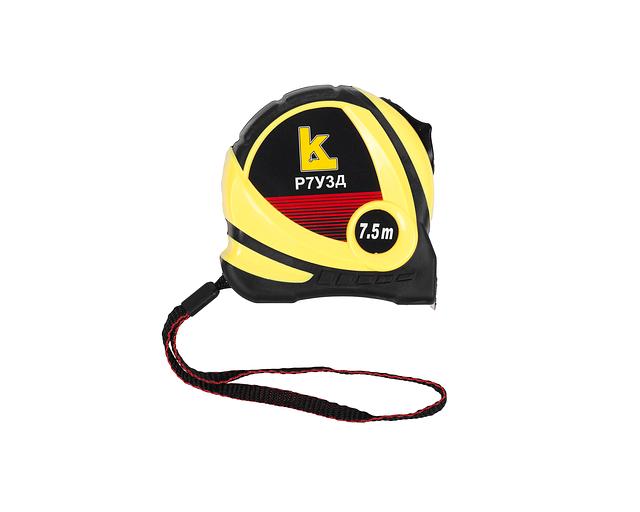 Рулетка 7,5м обрезин. с держателем кл.3 Р75УЗД (госреестр № 71665-18) КЛБ с поверкой фото 1