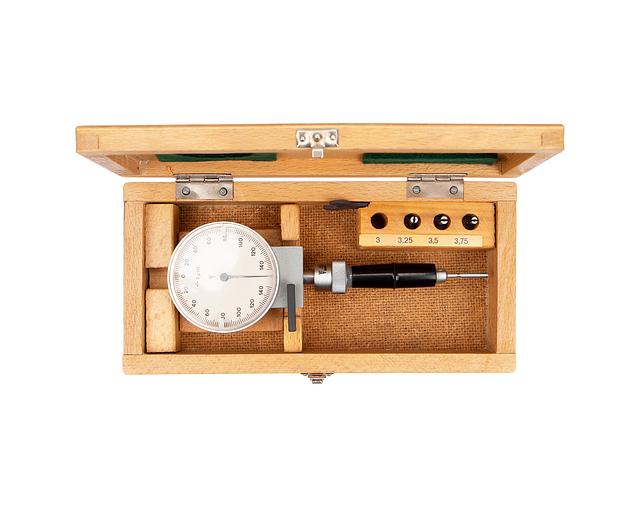 Нутромер индикаторный НИ пов.точн. 3-3,75 0,002 (ГДР) Карл Цейс (цанговый наконечник) с поверкой фото 3