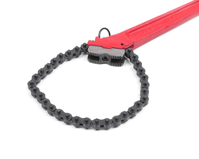 Ключ трубный цепной 14" HOR с поверкой фото 2