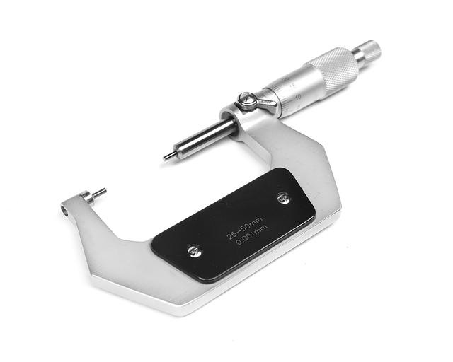 Micrometer with small lip. MK-MP-50 0.001 SHAN (state register No. 75427-19) with verification фото 3
