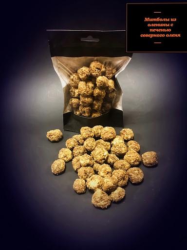 Лакомство для собак «Митболы из печени северного оленя», опт фото 1