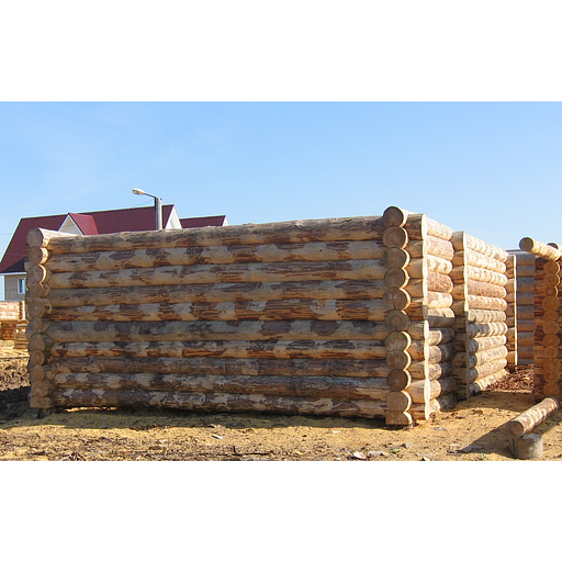 Рубленное бревно опт фото 2