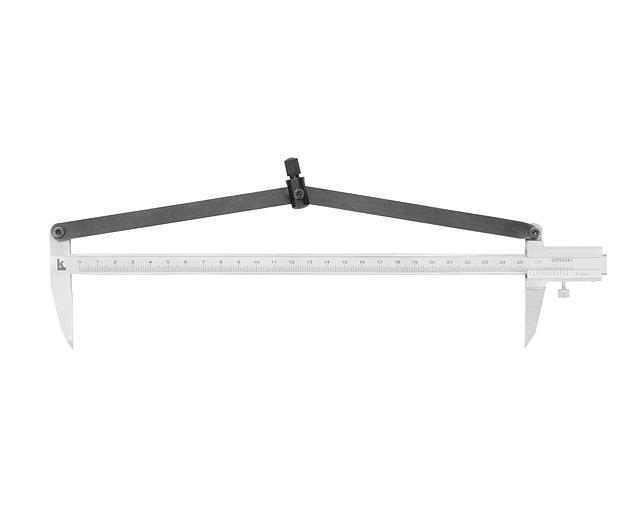 Vernier caliper ShCR-250 0.01mm KLB with verification фото 1